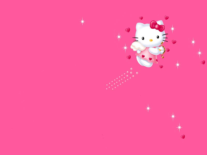Detail Hello Kitty Background Pink Nomer 6