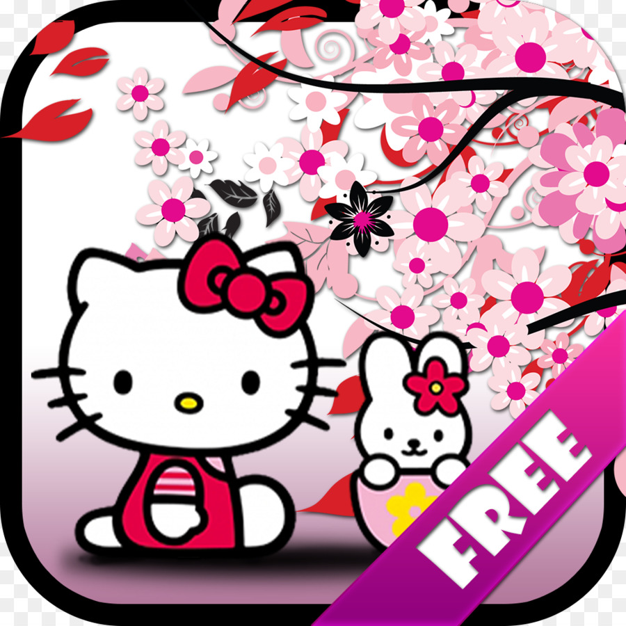 Detail Hello Kitty Background Png Nomer 33