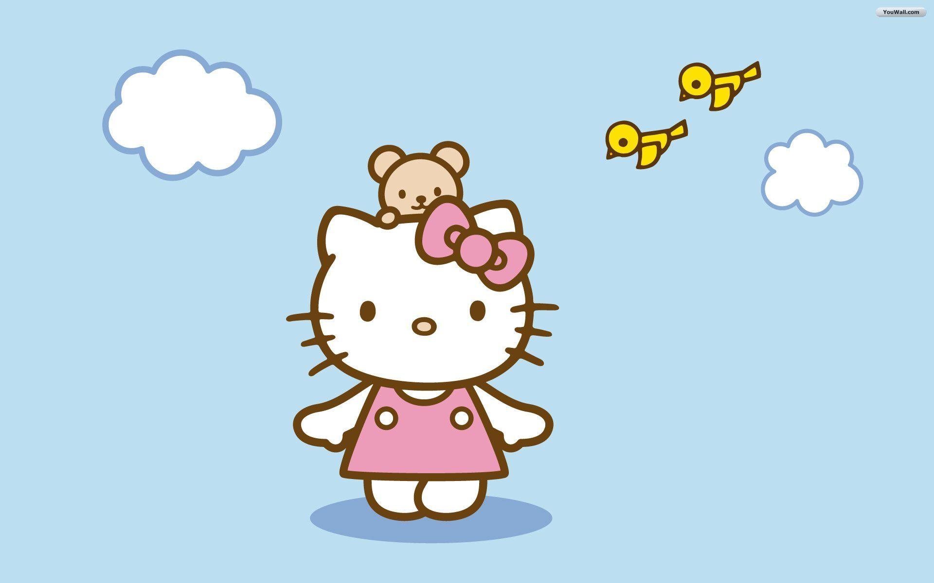 Detail Hello Kitty Background Wallpaper Nomer 21