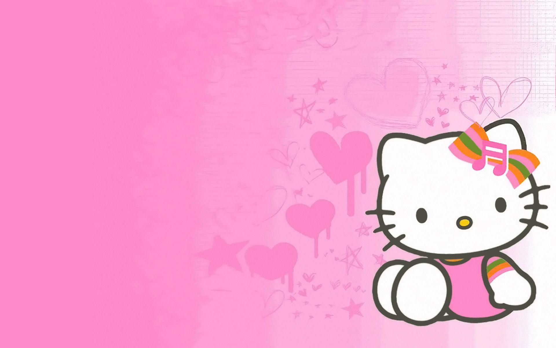 Detail Hello Kitty Background Wallpaper Nomer 5