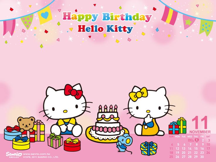 Detail Hello Kitty Birthday Background Nomer 3