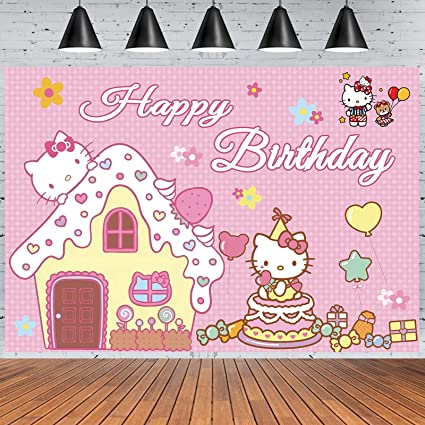 Detail Hello Kitty Birthday Background Nomer 45