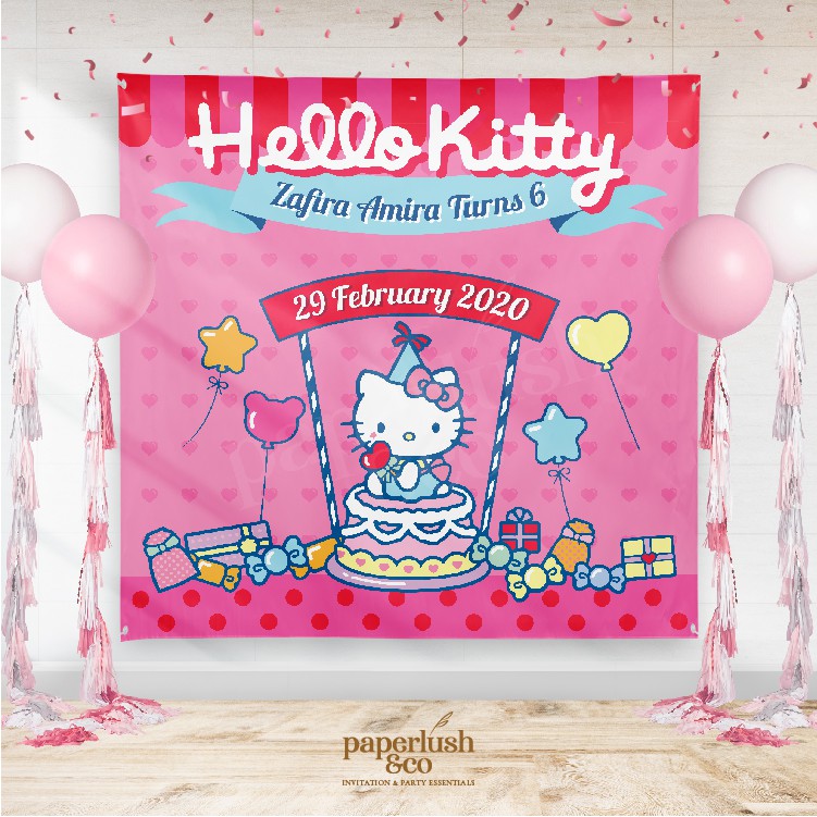 Detail Hello Kitty Birthday Background Nomer 49