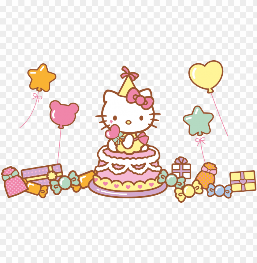 Detail Hello Kitty Birthday Png Nomer 7