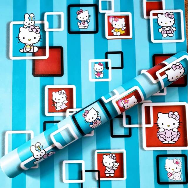 Detail Hello Kitty Biru Nomer 16