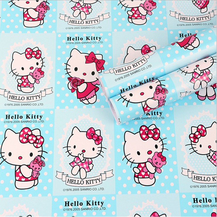 Detail Hello Kitty Biru Nomer 19