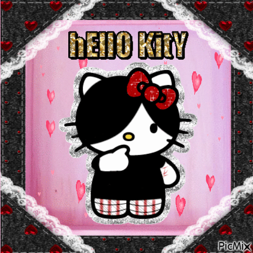 Detail Hello Kitty Black Nomer 28