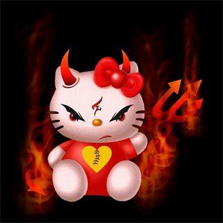 Detail Hello Kitty Devil Nomer 10