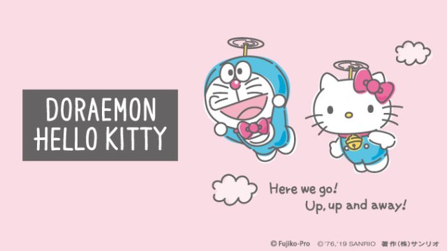 Detail Hello Kitty Doraemon Nomer 4