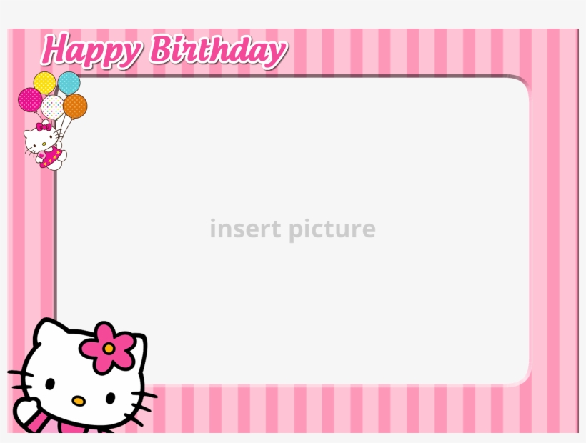 Detail Hello Kitty Frame Nomer 20