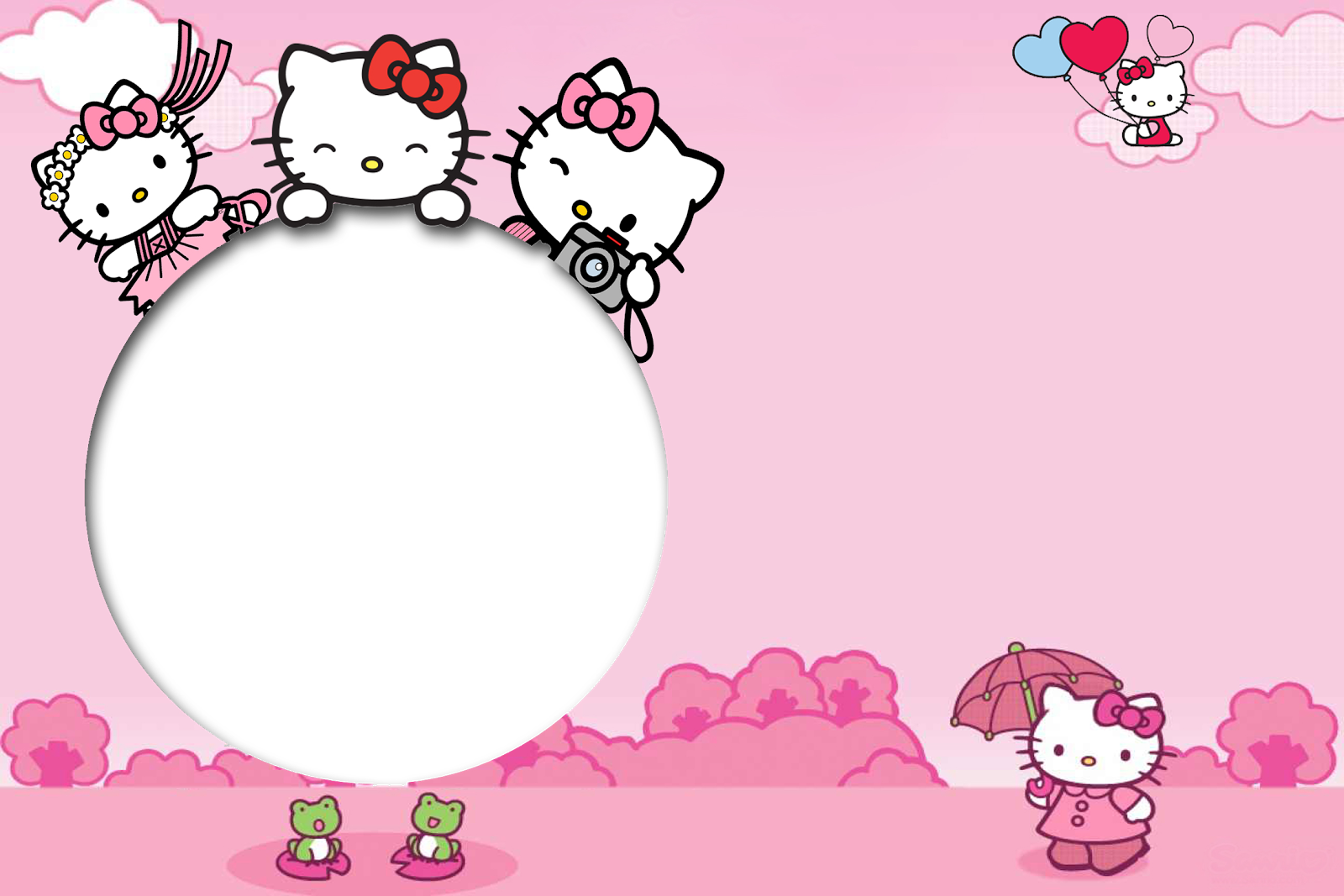 Detail Hello Kitty Frame Nomer 34