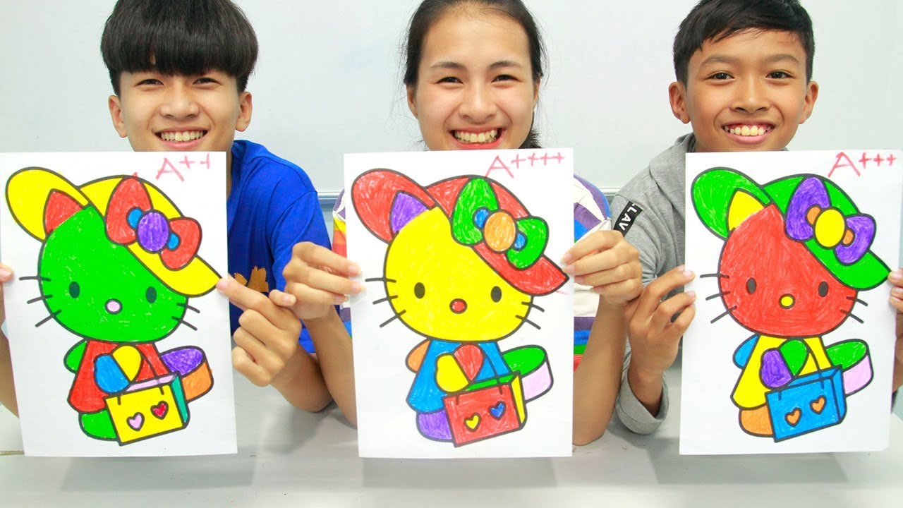 Download Hello Kitty Gambar Upin Ipin Untuk Diwarnai Nomer 28