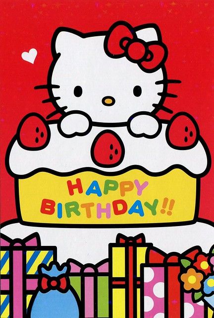 Detail Hello Kitty Happy Birthday Nomer 38