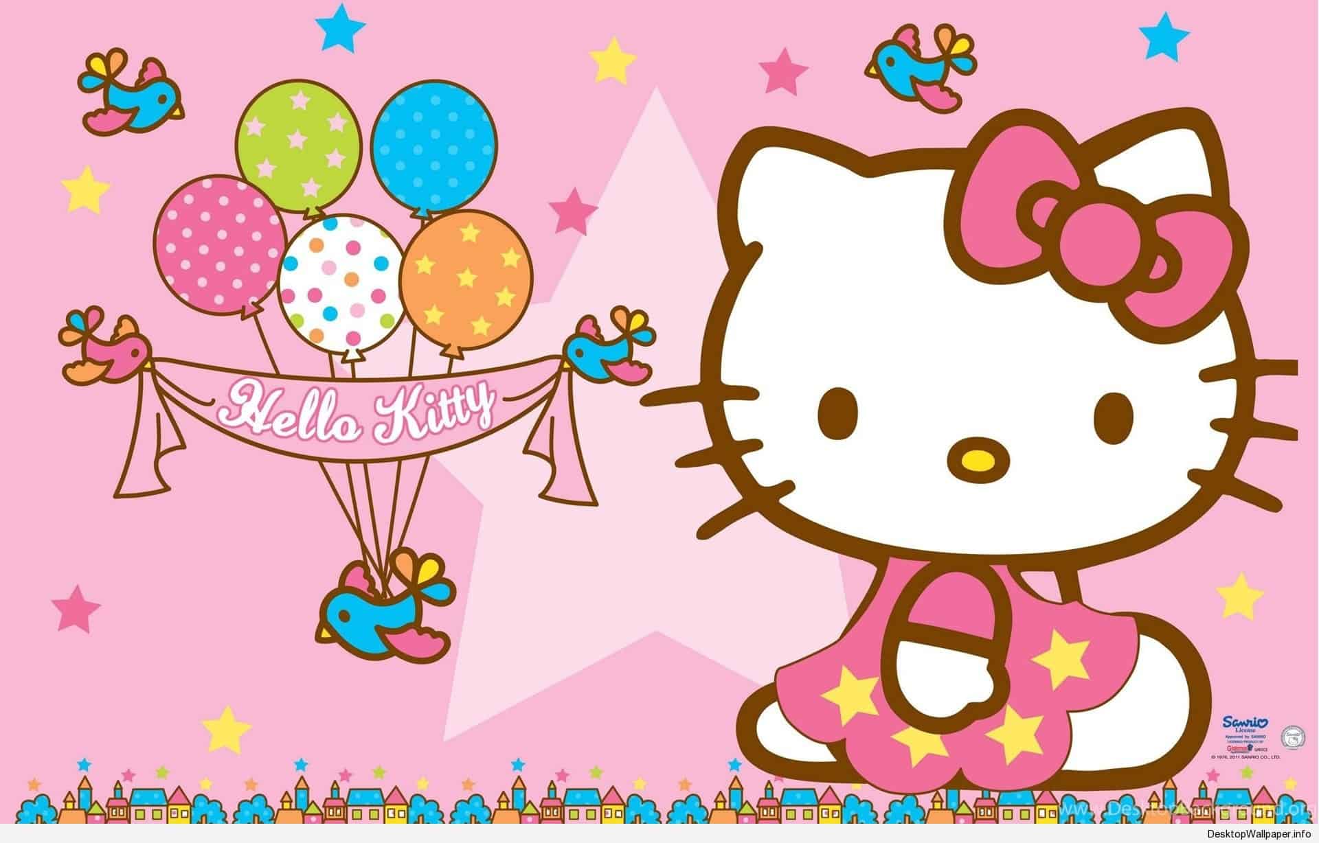 Hello Kitty Happy Birthday Background - KibrisPDR