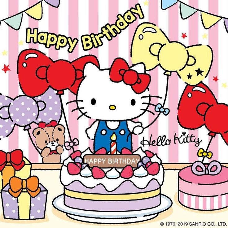 Detail Hello Kitty Happy Birthday Background Nomer 48