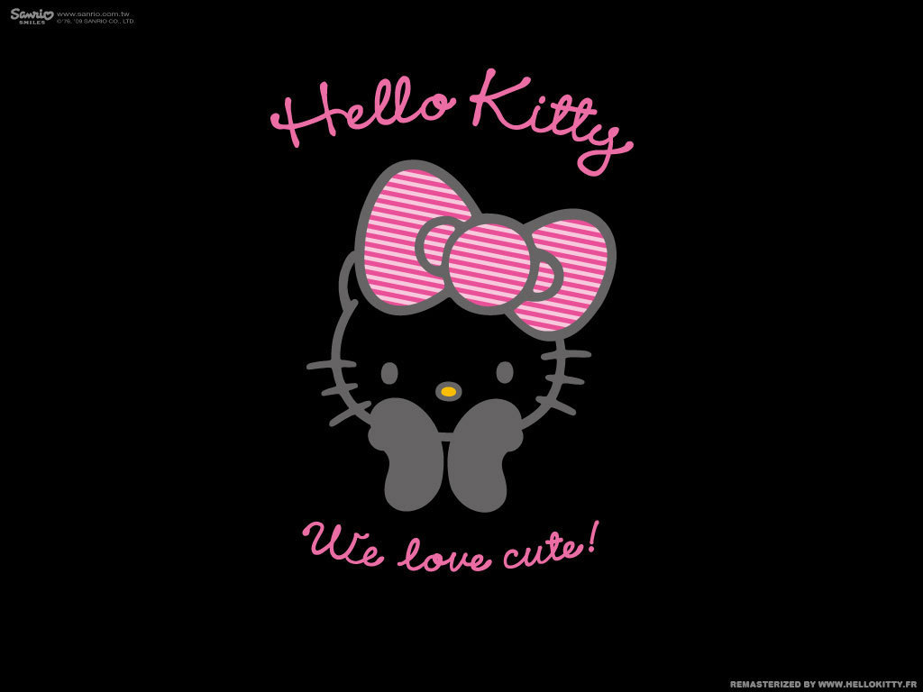 Detail Hello Kitty Hitam Nomer 5