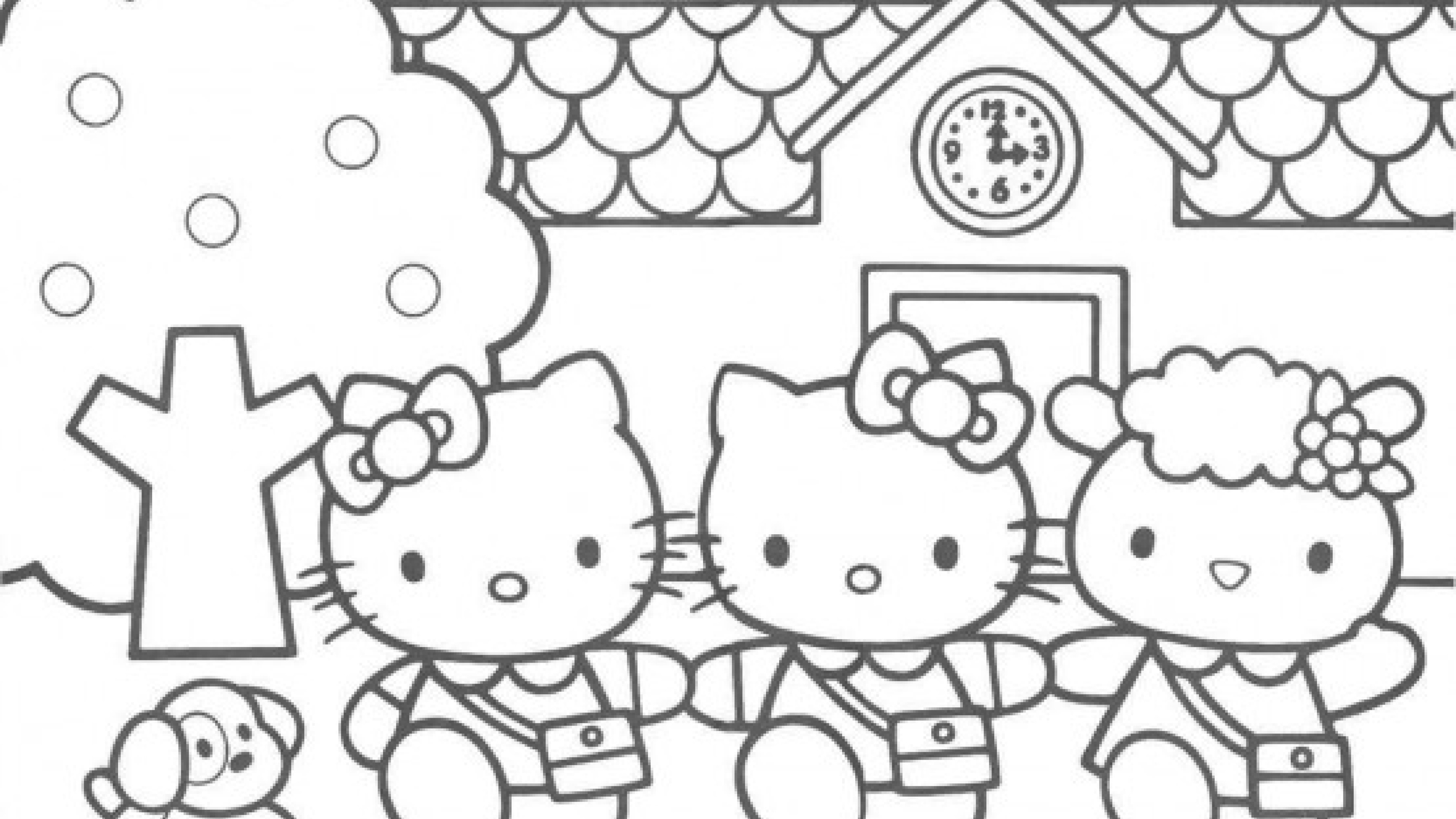 Detail Hello Kitty Hitam Putih Nomer 10