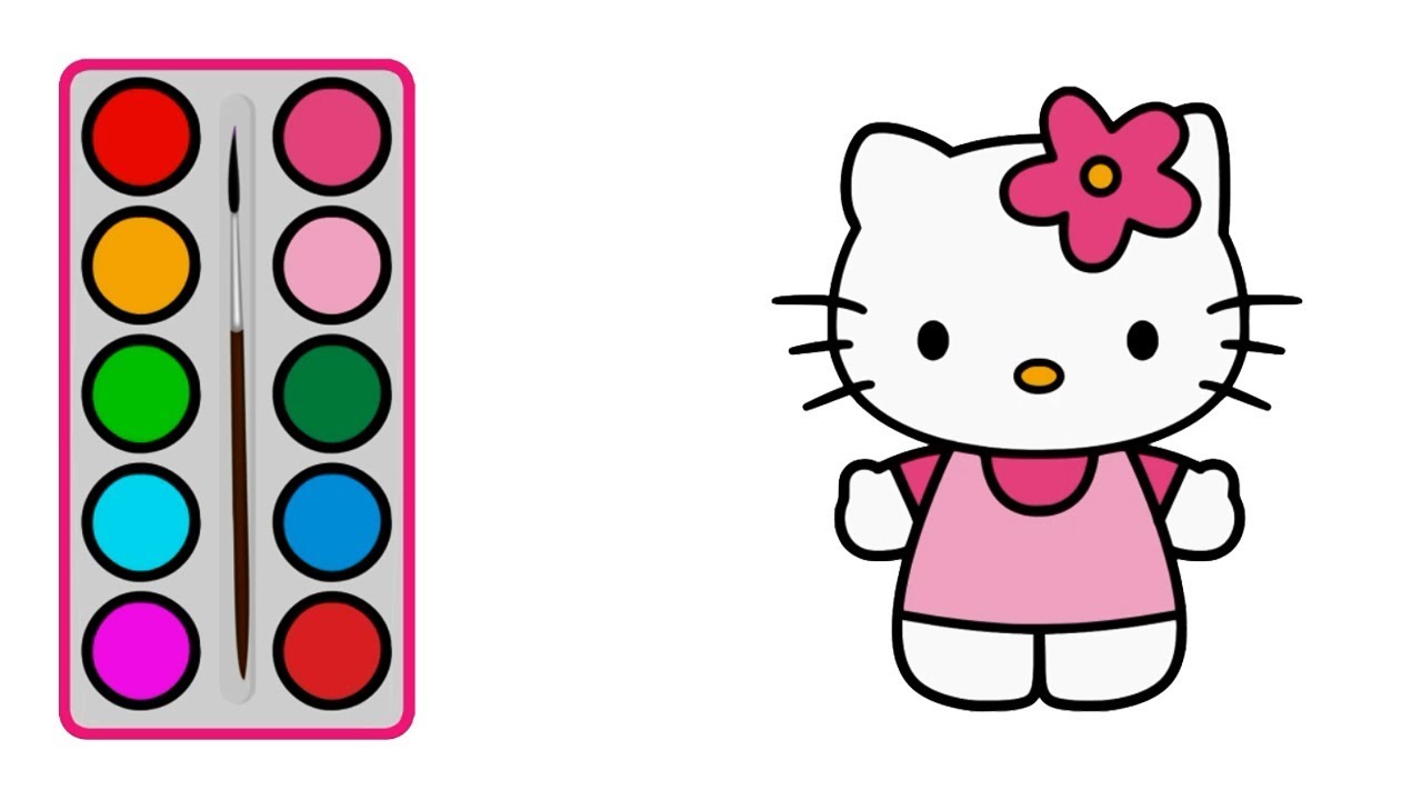 Detail Hello Kitty Menggambar Nomer 34