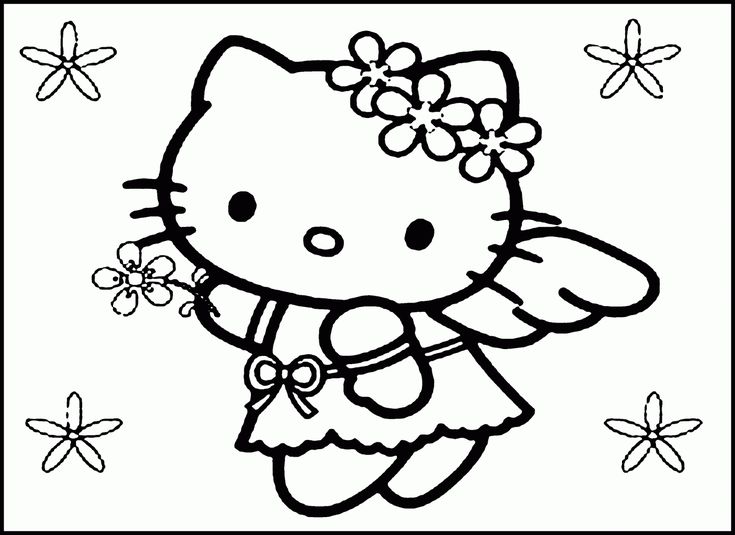 Detail Hello Kitty Mewarnai Nomer 14