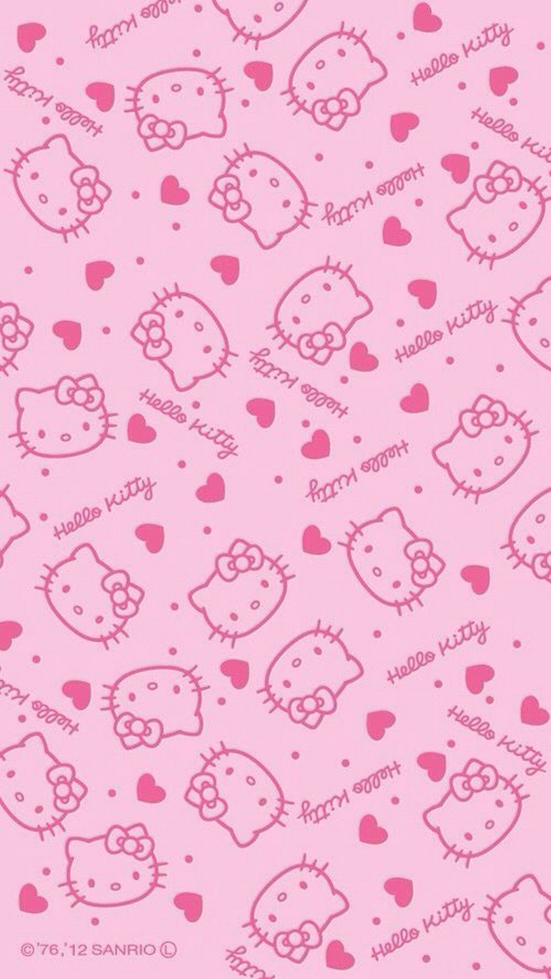 Detail Hello Kitty Pattern Background Nomer 12