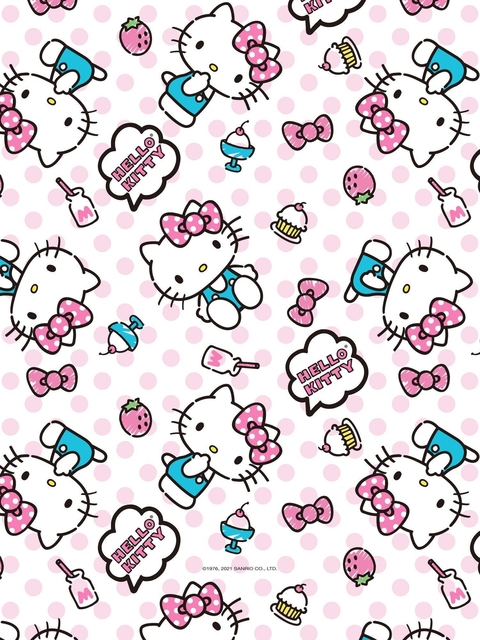 Detail Hello Kitty Pattern Background Nomer 15