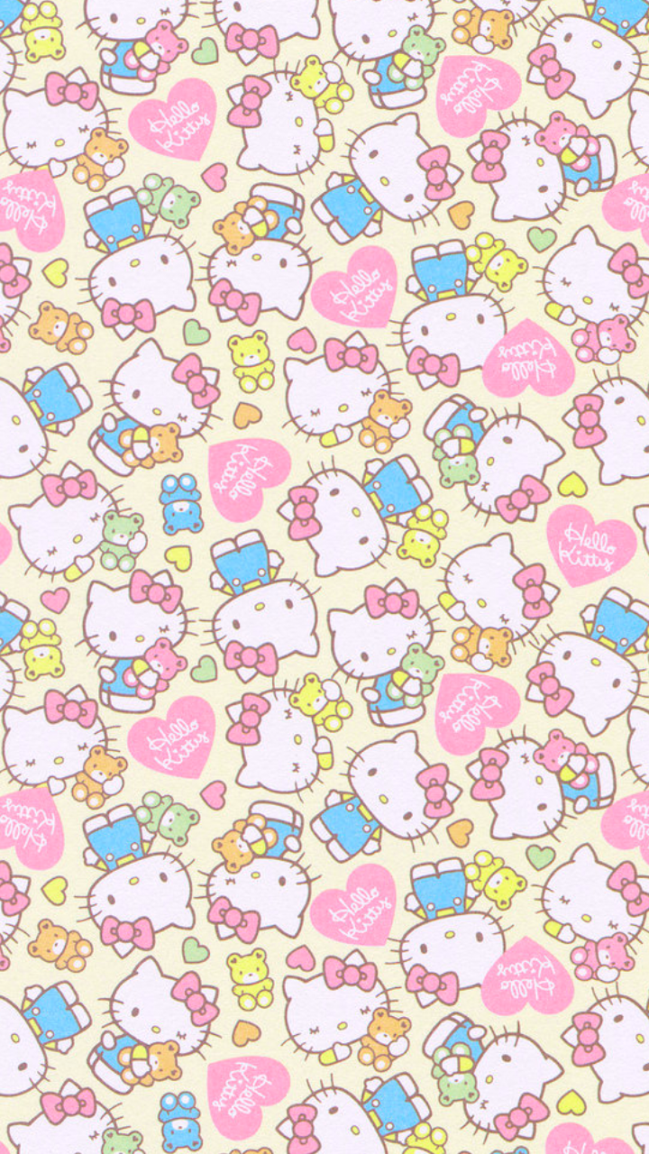Detail Hello Kitty Pattern Background Nomer 19