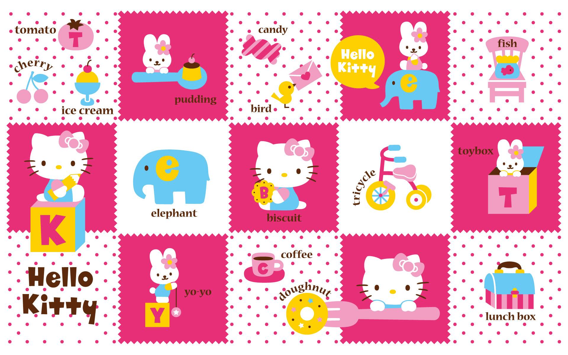 Detail Hello Kitty Pattern Background Nomer 20