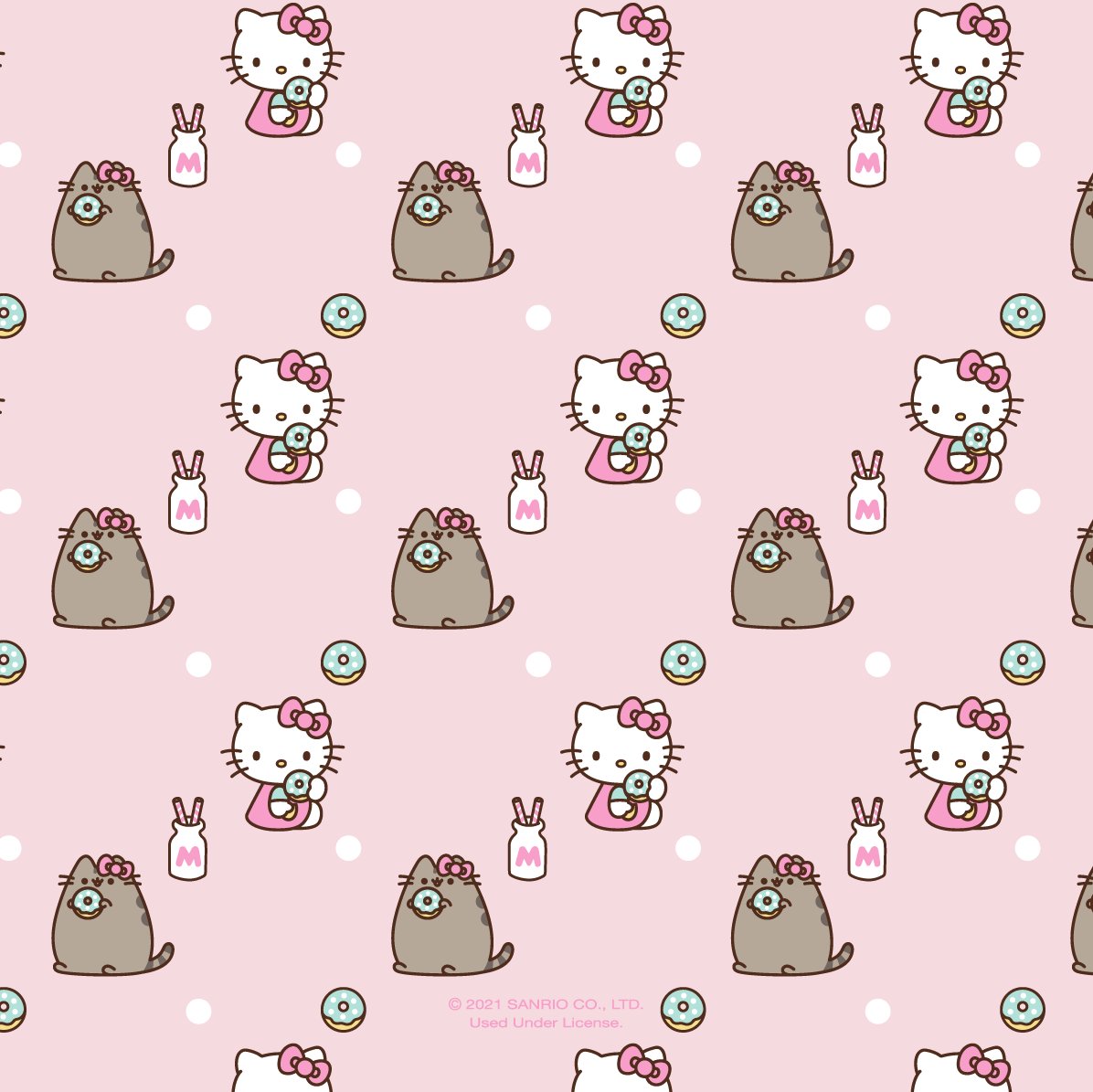 Detail Hello Kitty Pattern Background Nomer 27