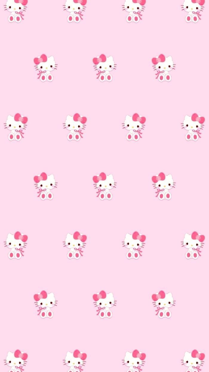 Detail Hello Kitty Pattern Background Nomer 43