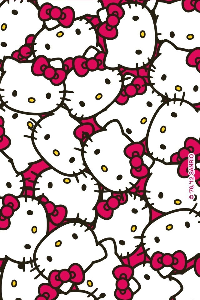 Detail Hello Kitty Pattern Background Nomer 44