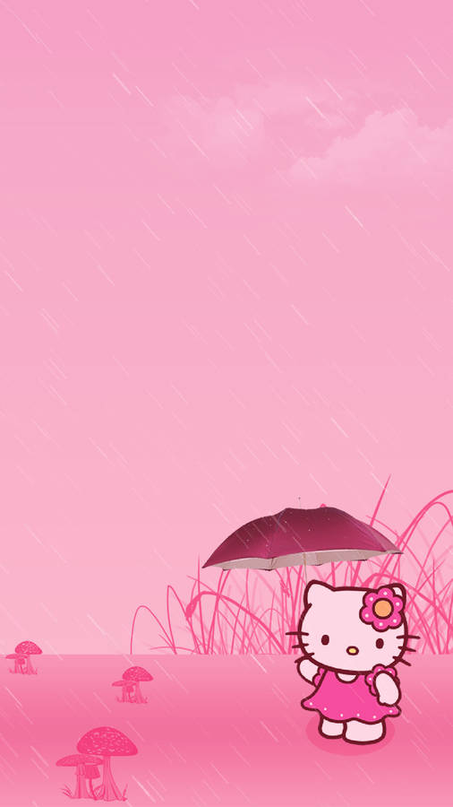 Detail Hello Kitty Pink Background Nomer 10