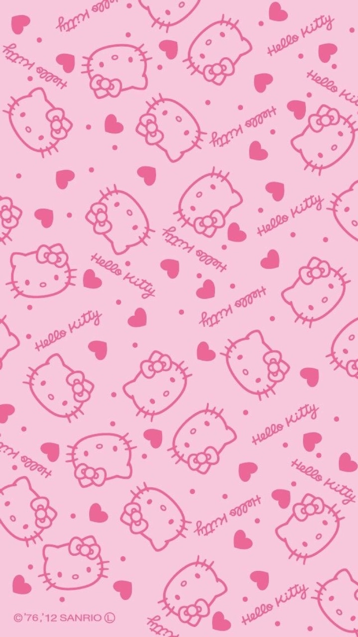 Detail Hello Kitty Pink Background Nomer 11