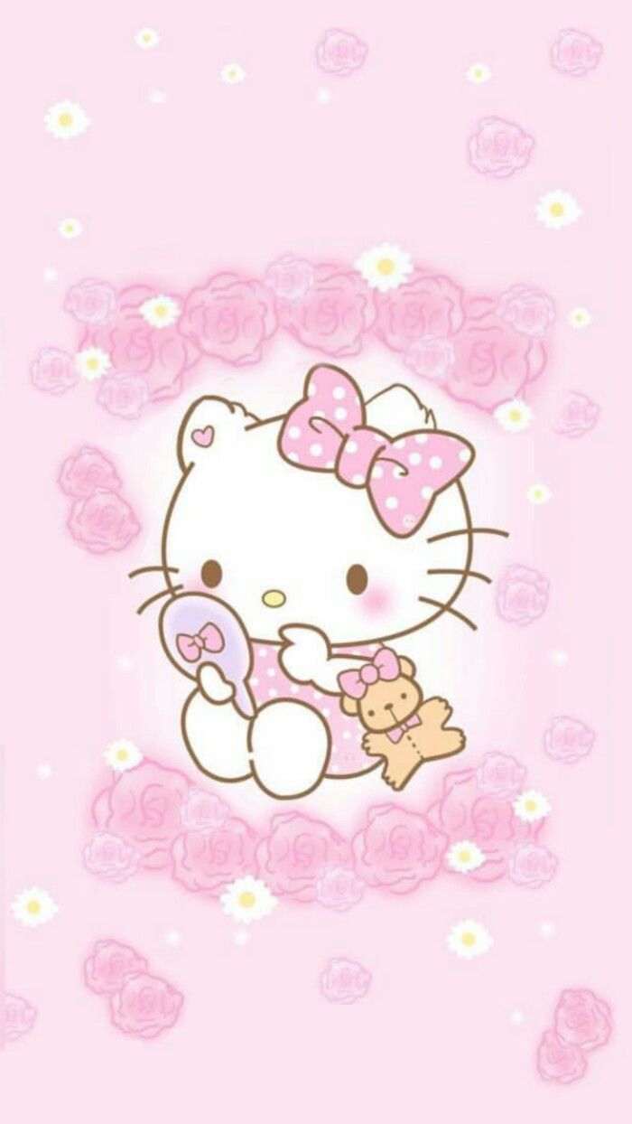 Detail Hello Kitty Pink Cute Nomer 2