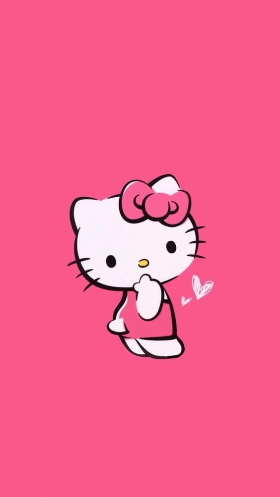 Hello Kitty Pink Cute Wallpaper - KibrisPDR