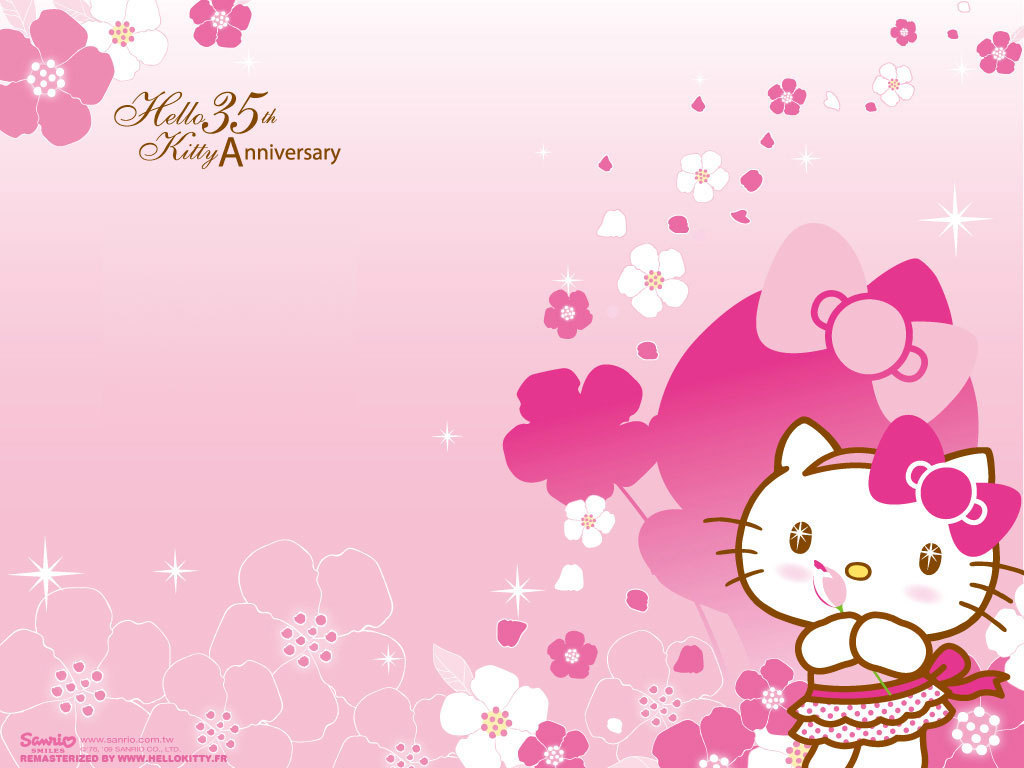 Detail Hello Kitty Pink Cute Wallpaper Nomer 41