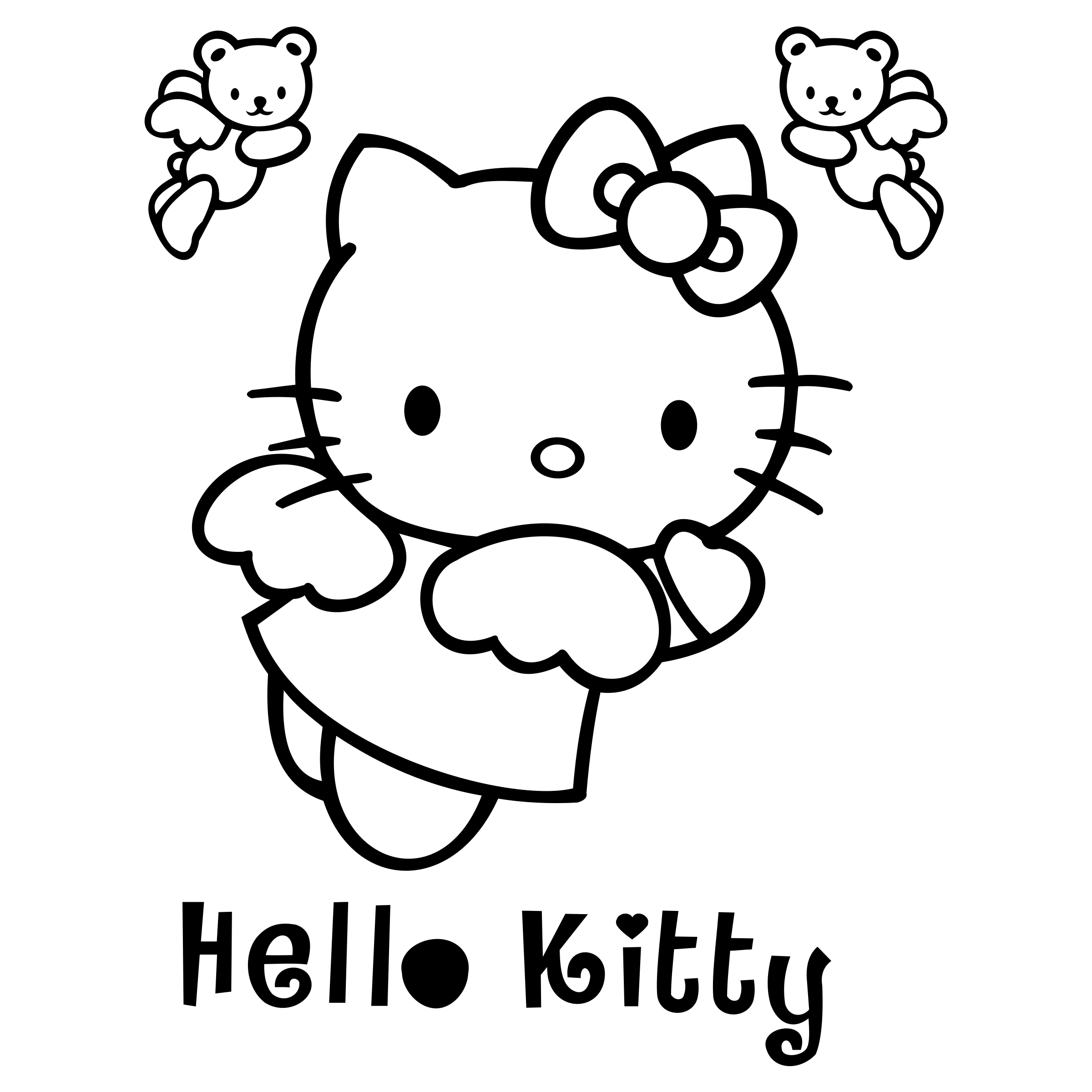 Detail Hello Kitty Png Vector Nomer 35