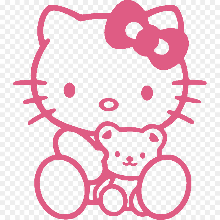 Detail Hello Kitty Stiker Nomer 12
