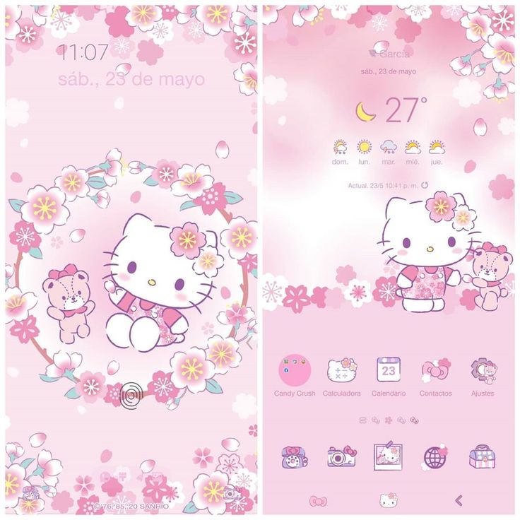 Detail Hello Kitty Themes For Android Nomer 22