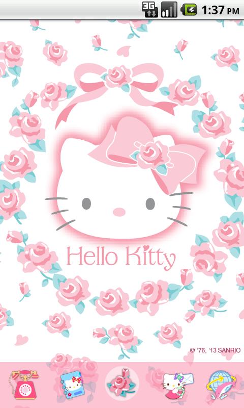 Detail Hello Kitty Themes For Android Nomer 28