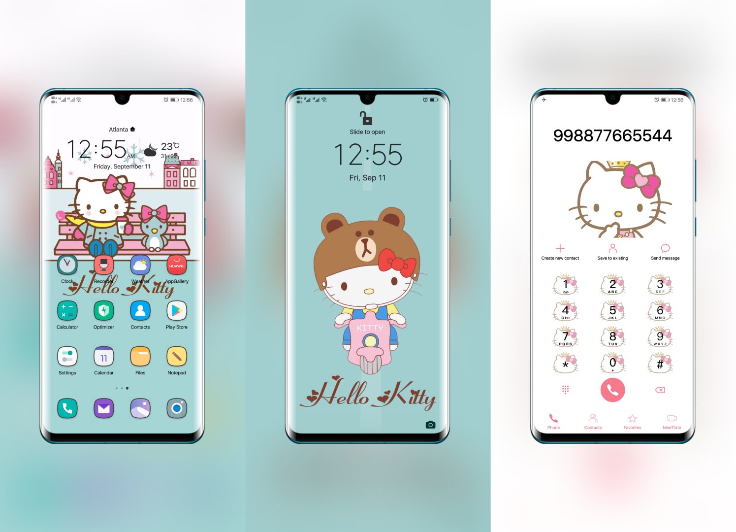 Detail Hello Kitty Themes For Android Nomer 40