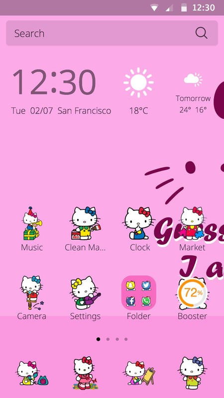 Detail Hello Kitty Themes For Android Nomer 6