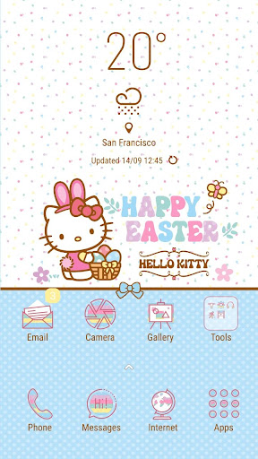 Detail Hello Kitty Themes Free Nomer 25