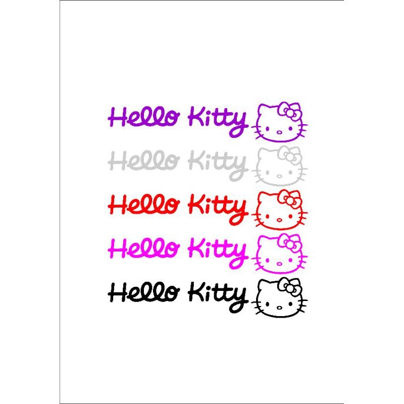 Detail Hello Kitty Tulisan Nomer 5