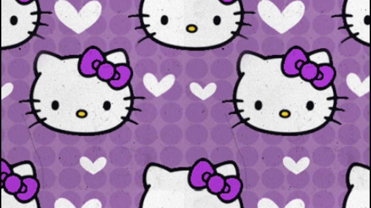 Detail Hello Kitty Ungu Wallpaper Nomer 7