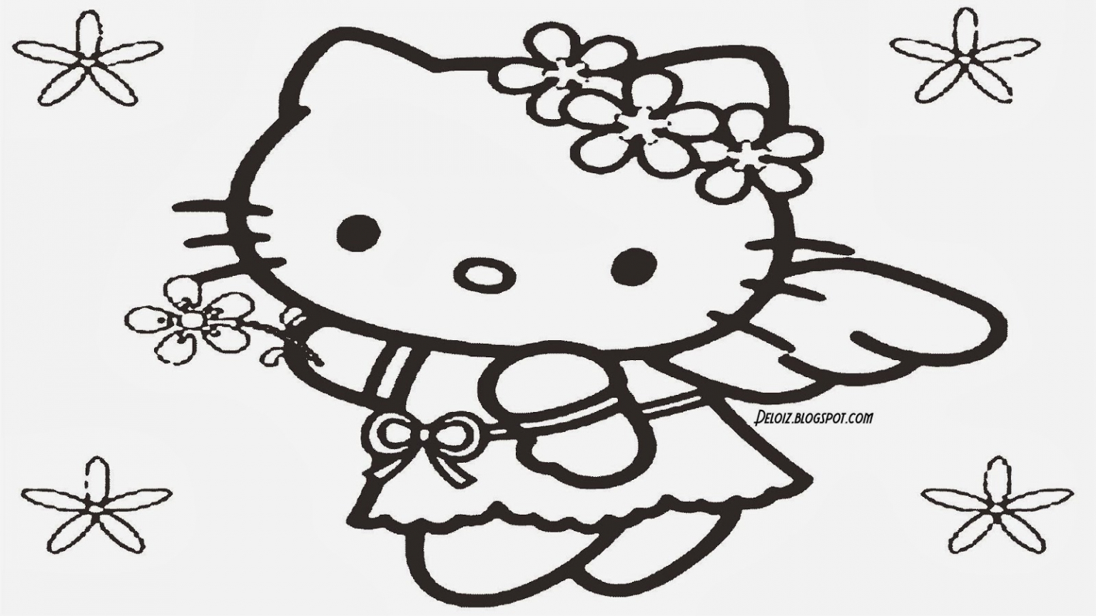 Detail Hello Kitty Untuk Diwarnai Nomer 12