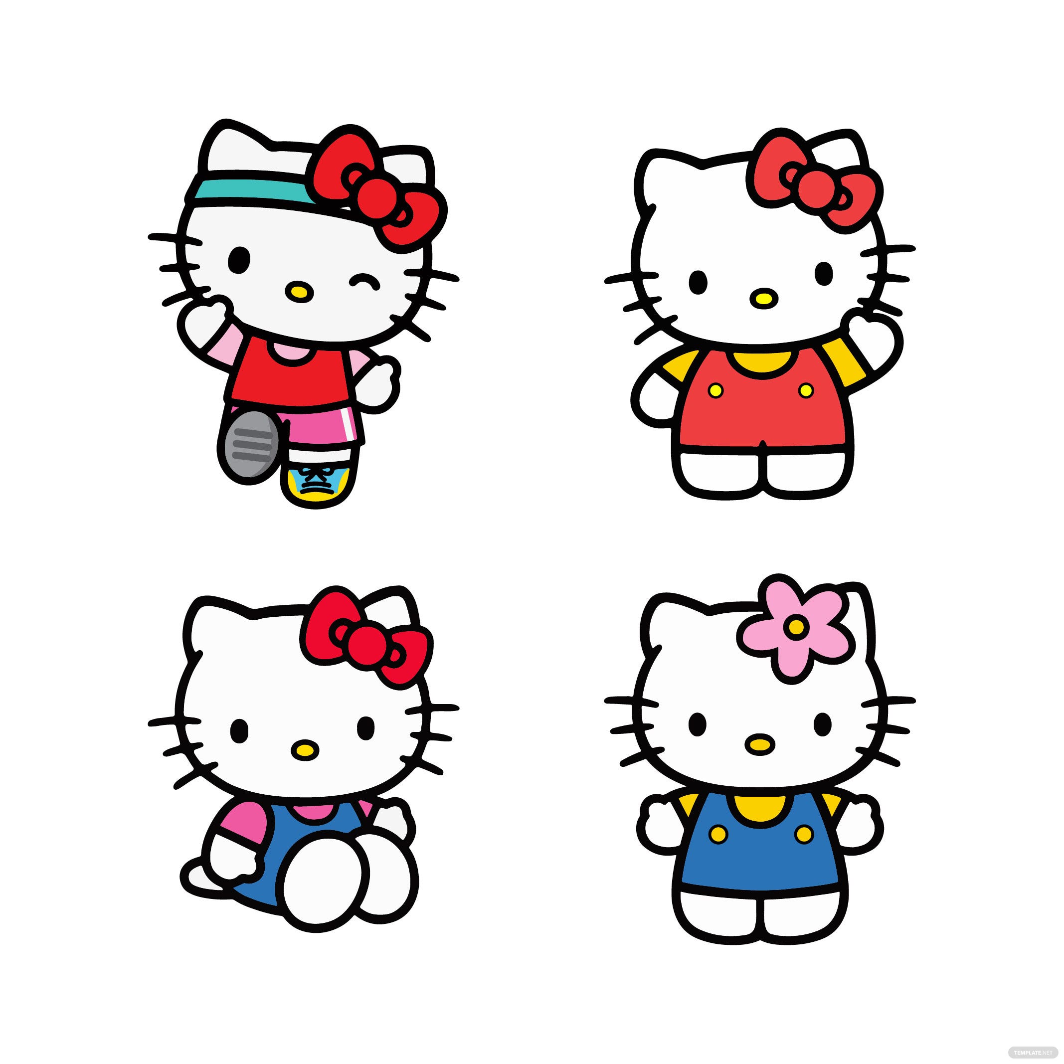 Detail Hello Kitty Vector Png Nomer 12