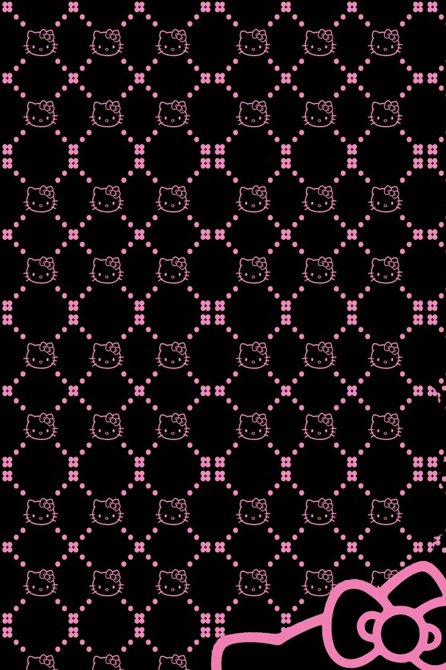 Download Hello Kitty Wallpaper Black Nomer 16