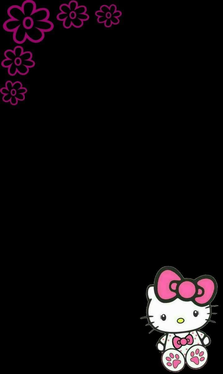 Detail Hello Kitty Wallpaper Black Nomer 9