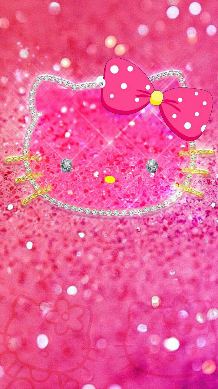 Detail Hello Kitty Wallpaper Glitter Nomer 6