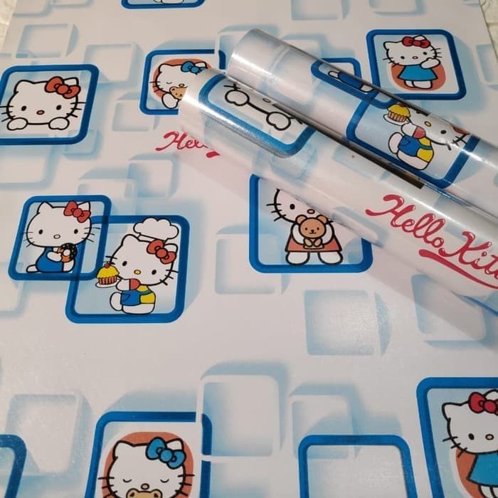 Detail Hello Kitty Warna Biru Nomer 27